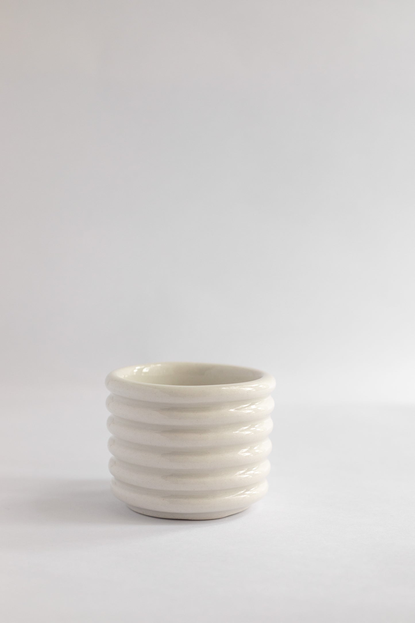 Espresso cup - glossy white